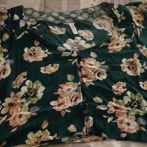 Crop top and palazzo pants set